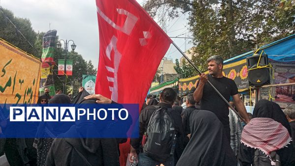 برپایی موکب عشاق الحسین سازمان دانش‌آموزی شهر تهران