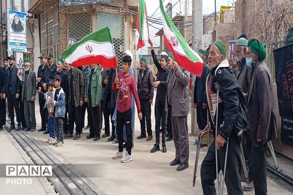 بیعت مردم ولایت مدار شهر بار با رهبر جدید آیت اللّه سید مجتبی خامنه ای 