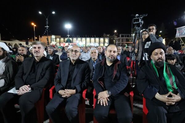 حضور صادق حسین زاده ملکی، معاون پرورشی و فرهنگی وزارت آموزش و پرورش در تجمع فرهنگیان زارچ