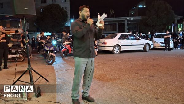  آیین عزاداری شب عاشورا در شهرستان نظرآباد