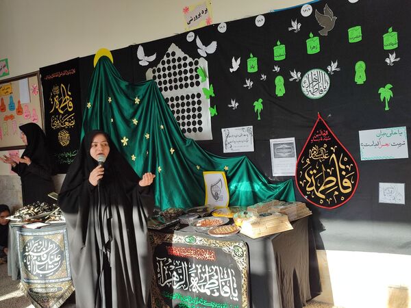 مراسم شهادت حضرت زهرا (س) در دبیرستان رفعت