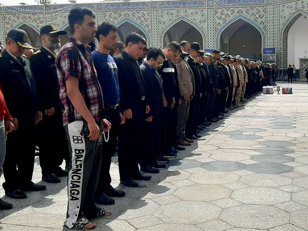 تشییع پیکر شهدای نیروی انتظامی مشهد مقدس