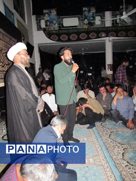 وداع با شهیدان عزیز شهر زازران در مسجد جامع شهر زازران