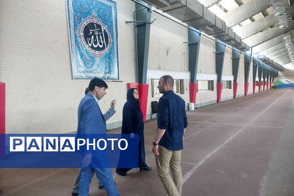 نظارت بر پیشرفت بازسازی مجموعه ورزشی محمد حسین ثمری در ملارد