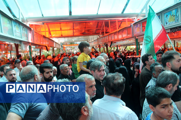 تشییع پیکرهای مطهر شهدای حملات رژیم صهیونیستی در قم