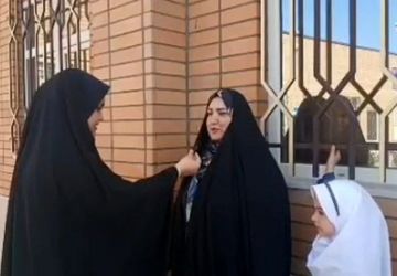 جشن شکوفه‌ها در مدرسه حضرت رقیه روستای صرم قم 