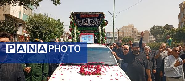 تشییع باشکوه پیکر بسیجی شهید در حمله رژیم صهیونیستی؛ مردم با فریاد مرگ بر اسرائیل وداع کردند