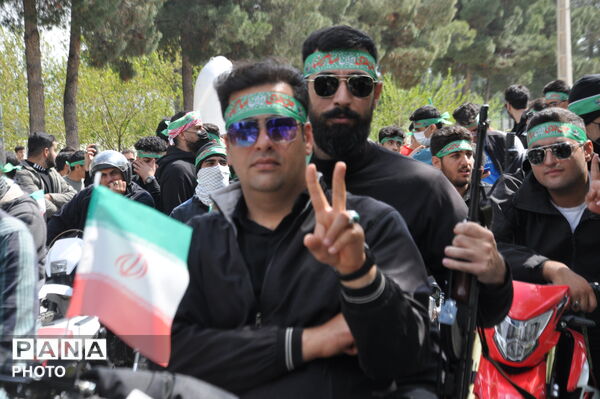 شکوه رزمایش «جانفدا برای ایران امام رضایی» در کرمانشاه