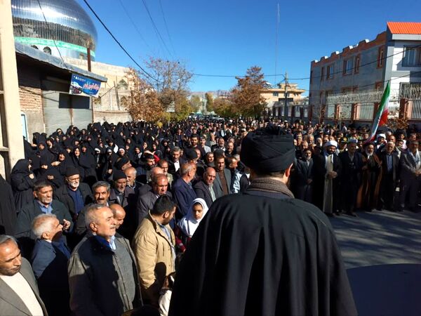 راهپیمایی جمعهٔ خشم در شهرستان نورآباد