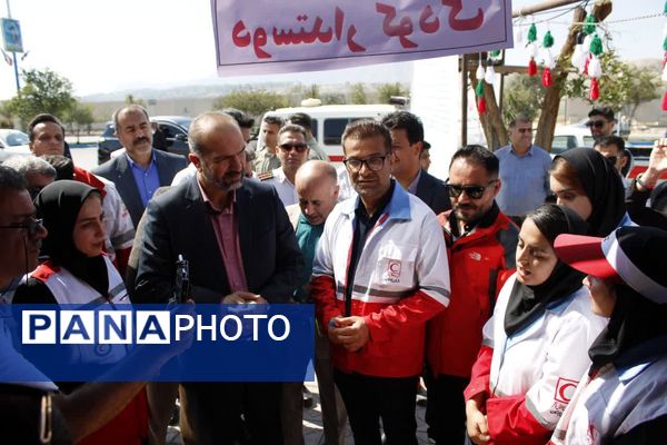 افتتاح ستاد اسکان نوروزی شهرستان گچساران