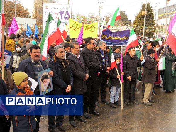 راهپیمایی باشکوه ۲۲ بهمن ماه شهرستان بجنورد 