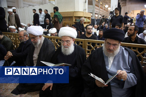 مراسم بزرگداشت شهدای خدمت در حرم حضرت معصومه(س)