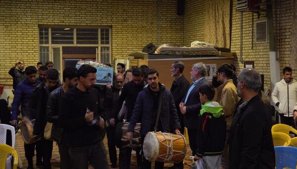 مراسم اکران فیلم سینمایی مجنون در دبیرستان کوثر شهر رباط‌سنگ
