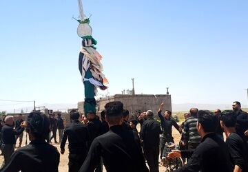 آیین سنتی" حسن حسین " در روستای حسن آباد بلهر 