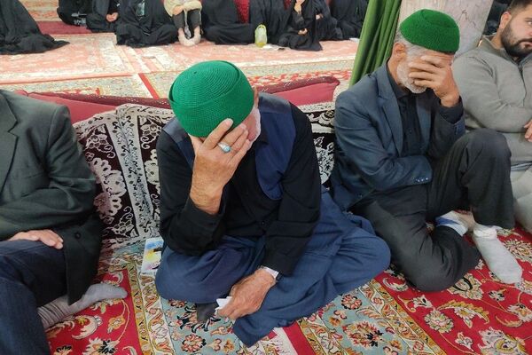 اجتماع عزاداران شهدای راه خدمت در مسجد جامع شهر بار 