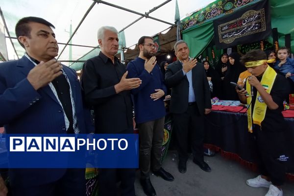 بازدید قائم مقام سازمان دانش‌آموزی کشور از مواکب استان کرمانشاه 