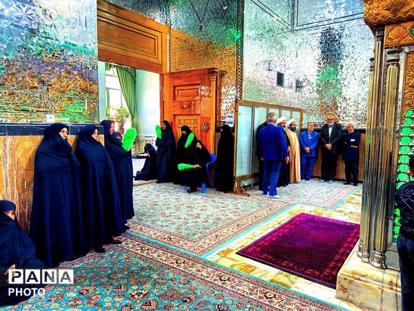 غبارروبی مزار مطهر امامزاده سید مرتضی