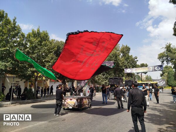 اشک و خون؛ نیشابور در سوگ پیامبر رحمت و امام مجتبای آل‌محمد (ع) غرق در عزاداری شد