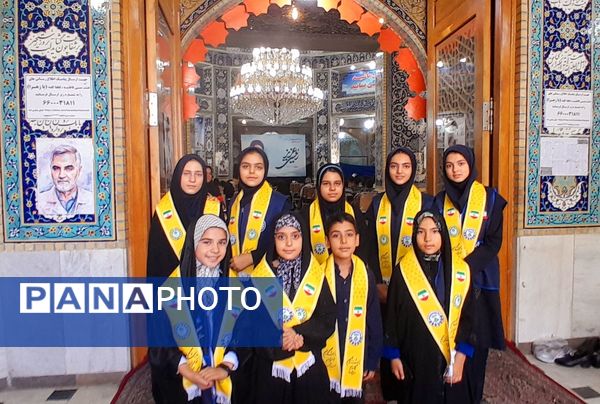 بزرگداشت شهید رئیسی با حضور پیشتازان سازمان دانش‌آموزی