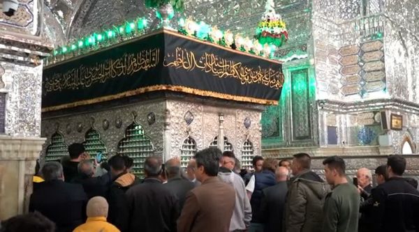 مراسم احیای شب بیست و سوم ماه رمضان در حرم مطهر حضرت احمد بن موسی(ع)