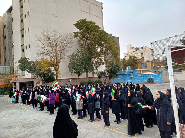 مراسم بزرگداشت شهید سید حسن نصرالله در ناحیه ۲ مشهد