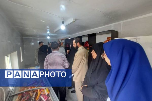 افتتاحیه پایگاه استاندارد تغذیه سالم مدرسه فتح