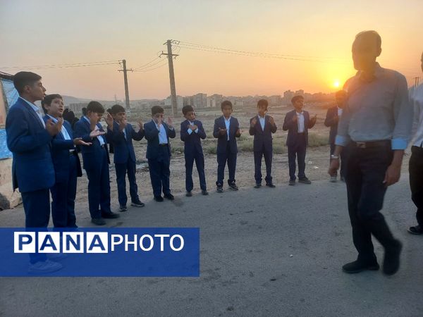 جلوه هایی از پیاده‌روی «امت احمد» در مسیر جمکران