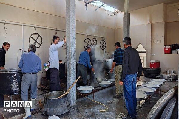 هئیت عزاداری مسجد جامع شهربار نیشابور در روز تاسوعای حسینی 