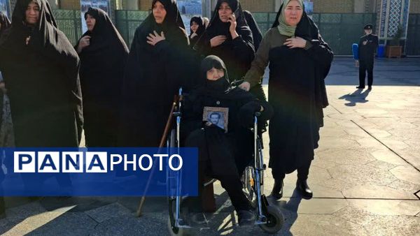 تشییع جانباز شهید دکتر موسی میرشکار در مشهد