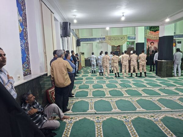 مراسم ارتحال حضرت امام خمینی (ره) در جزیره بوموسی 