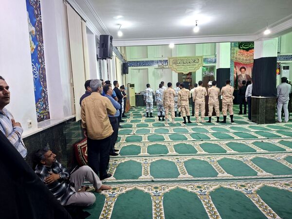 مراسم ارتحال حضرت امام خمینی (ره) در جزیره بوموسی 