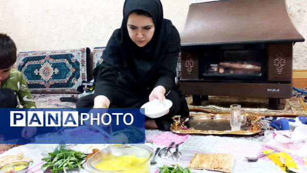 دیدار دانش‌آموزان انجمن اسلامی دبیرستان فاطمه الزهرا با همسر شهید علیرضا جمیلی شیروان