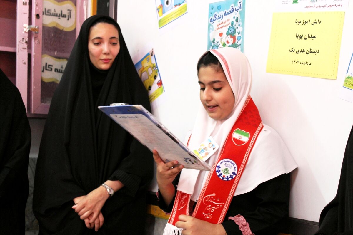  افتتاحیه‌ پایگاه تابستانی و برگزاری طرح حامی در مدرسه هدی ۱