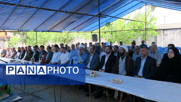 مراسم کلنگ‌زنی دبستان ۹ کلاسه غزالی ناو