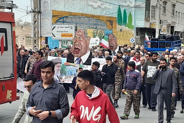 فریاد پیشوا علیه صهیونیسم در روز قدس؛ امضای طومار محکومیت و المان سازی در راهپیمایی روز قدس