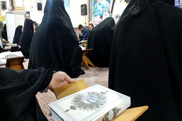 اعتکاف دانش‌آموزی درشهرستان مرزی پارس آباد 