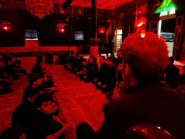 شور حسینی در هیئت شاهزاده قاسم ابن الحسن روستای فدافن