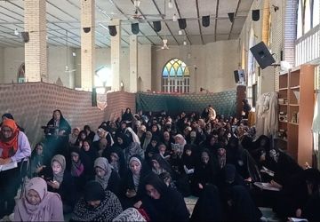 لبیک مردم حاجی آباد به نوای امام حسین (ع)