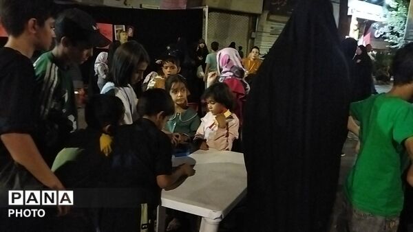 دستان کوچک، خدمت بزرگ؛ روایت صد و هفتاد و پنجمین شب موکب کودک فرهنگیان