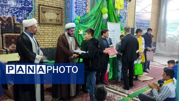 آغاز مسئولیت دینی؛ جشن سن تکلیف دانش‌آموزان پسر مدرسه شهید آیت‌الله مدرس قرچک