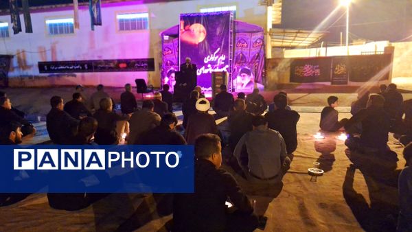 مراسم شام غریبان در شهرستان لنده