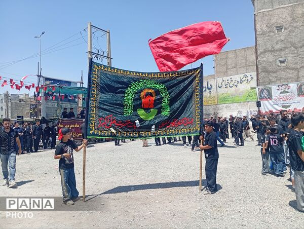 طنین فریاد «یا حسین» در نظرآباد 
