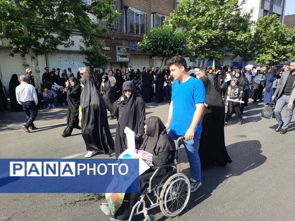 وداع با سید الشهدا خدمت