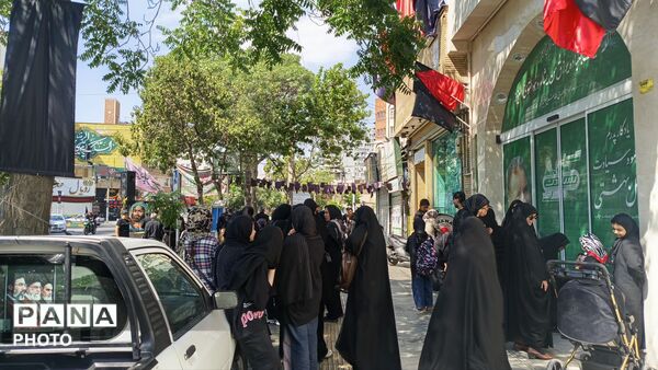 عزاداری مردم بلوار توس مشهد