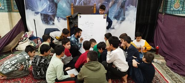 لحظاتی با معتکفین پیشتاز «مدرسه فلسطین» 