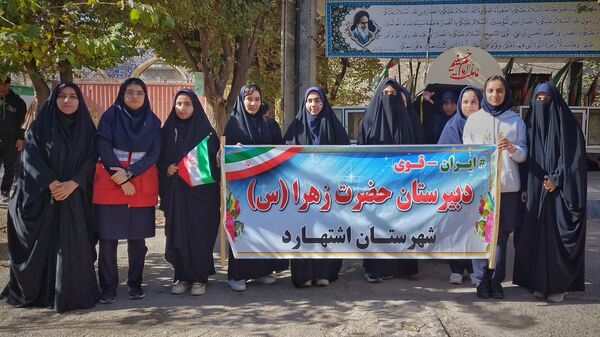 راهپیمایی 13 آبان  و روز دانش‌آموز در اشتهارد
