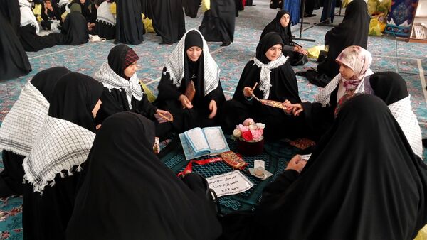 برگزاری اجتماع بزرگ حلقه صالحین در مصلی کرج 