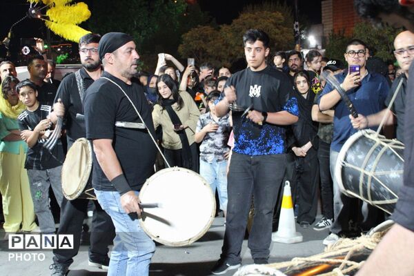 آیین سوگواری و عزاداری حسینی در میدان عدالت پردیس