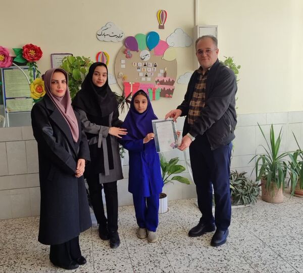 بازدید رئیس اداره کانون پرورش فکری کودکان و نوجوانان کاشمر از مدارس 