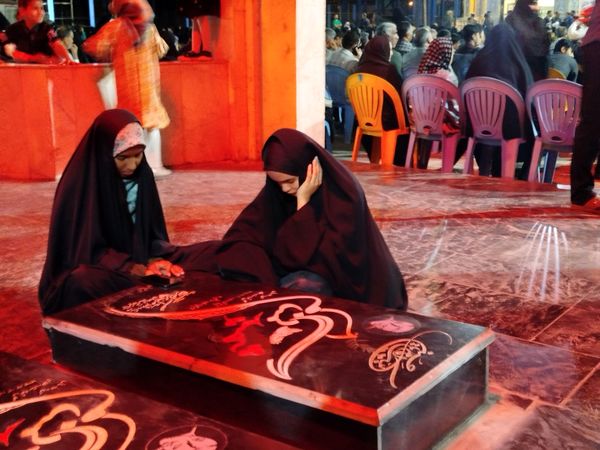 مراسم نخستین سالگرد شهدای خدمت در گلزار شهدای گمنام نیشابور 